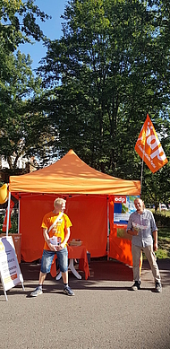 Infostand in Gera am 16.8.2024