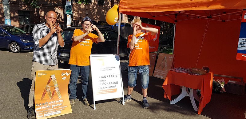 Infostand in Gera am 16.8.2024