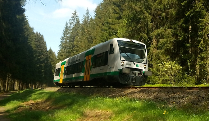 Vogtlandbahn bei Muldenberg