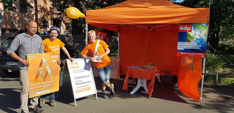 Infostand in Gera am 16.8.2024