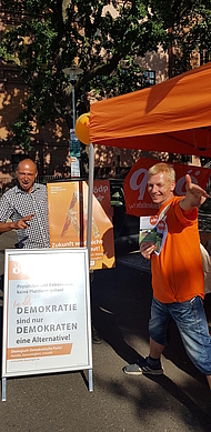 Infostand in Gera am 16.8.2024